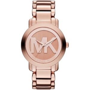 Michael Kors Rose gold initial watch